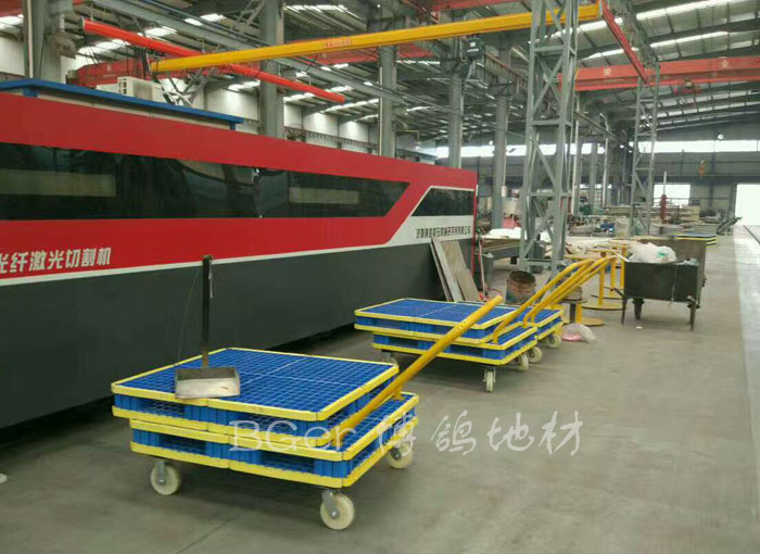 高分子材料托盤(pán)+貨物手推車(chē)-2