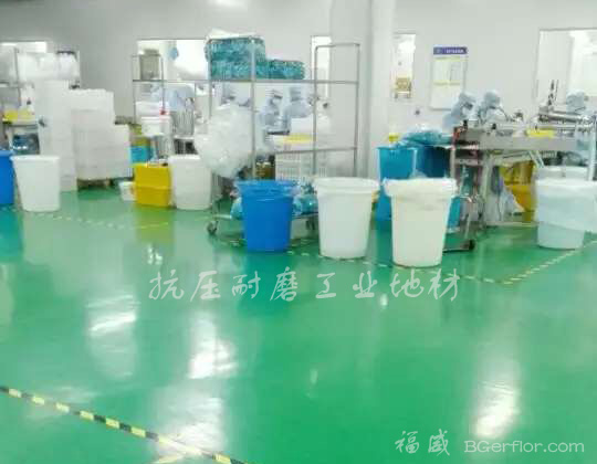 食品廠車間地面材料，化工車間工業地坪翻新處理 耐磨抗腐蝕高分子工業地板 地坪卷材鋪裝